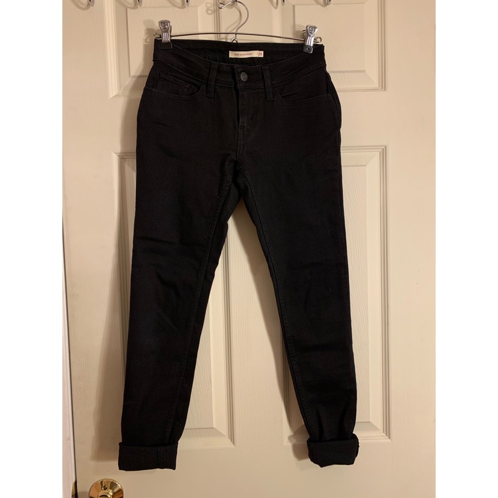 Black Levi skinny jeans - Picture 1 of 4